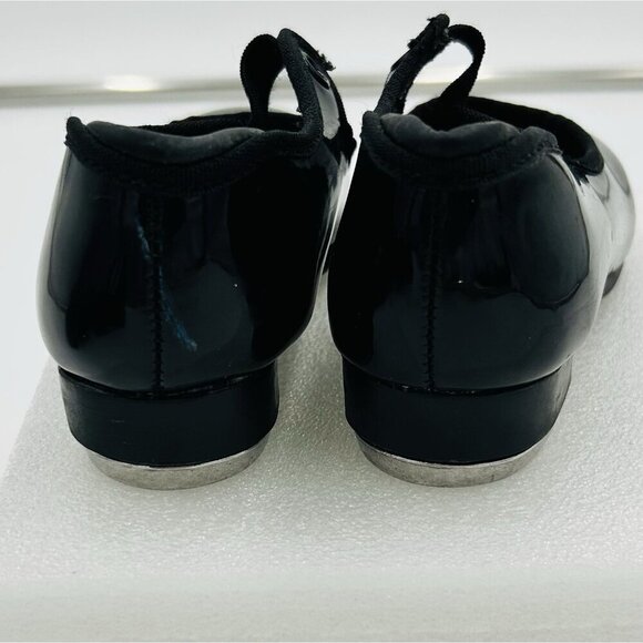 Capezio Girls Tap Shoes Black Size 10M Tele Tone Tap Patent N625C - Picture 6 of 10